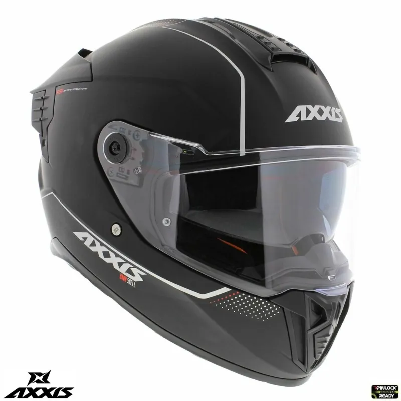Imaginea numarul 4 reprezentatand Cască moto integrală Axxis Hawk SV A1 - Ochelari Soare Integrati, ECE 22.06/DOT