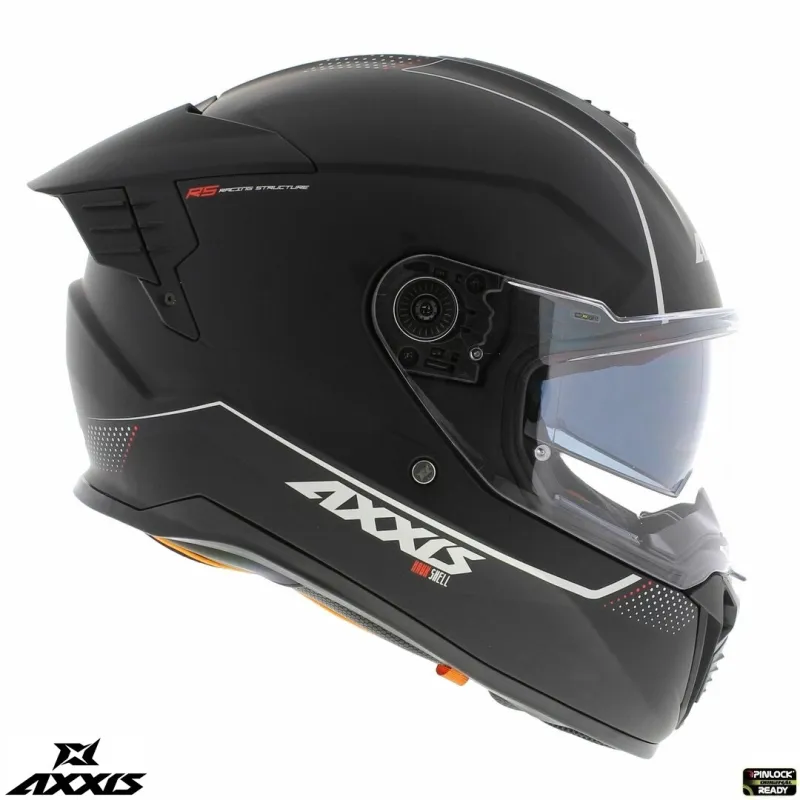 Imaginea numarul 5 reprezentatand Cască moto integrală Axxis Hawk SV A1 - Ochelari Soare Integrati, ECE 22.06/DOT