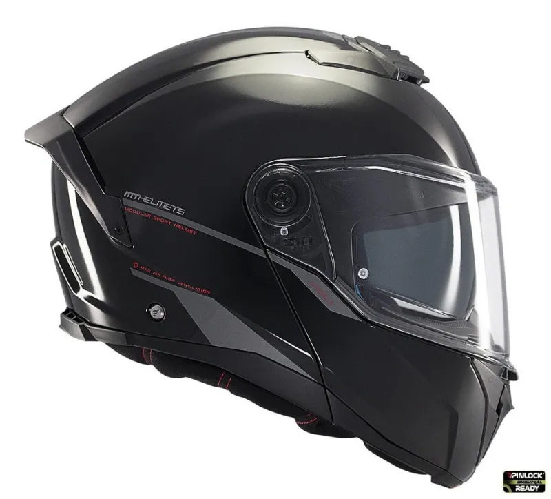 Imaginea numarul 4 reprezentatand Cască moto MT Atom 2 SV A1 - Flip-Up, Pinlock Ready, HIRP - ECE 22.06/DOT