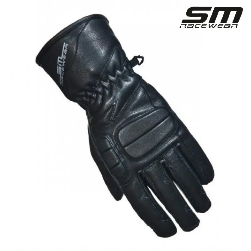 Imagine pentru Mănuși moto din piele bovina SM Racewear Cursier Touring - Bărbați - Touring - Protectii monturi