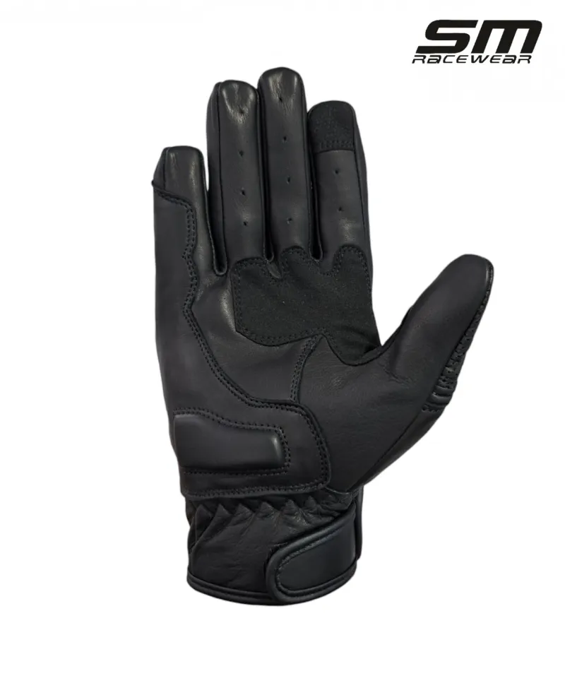 Imaginea numarul 3 reprezentatand Mănuși moto SM Racewear Breeze - piele naturală perforata