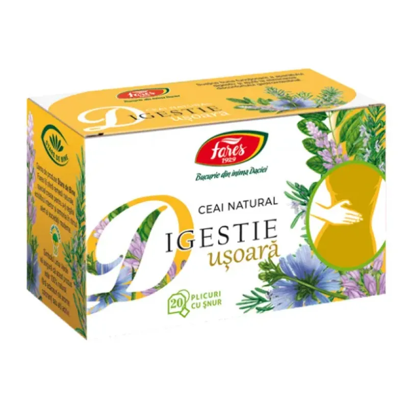 Imagine pentru Ceai Fares Digestie Usoara, 20 plicuri
