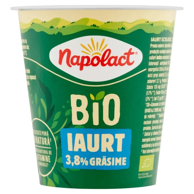 Imaginea numarul 2 reprezentatand Iaurt BIO Napolact, 140 g