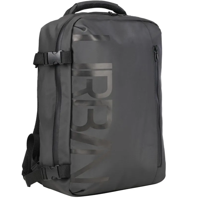 Imagine pentru Rucsac Carrefour Toronto, poliester 600D, 40x28.5x15 cm, Negru