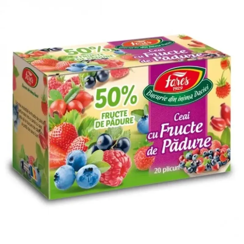 Imagine pentru Ceai Fares cu Fructe de padure, 20 plicuri