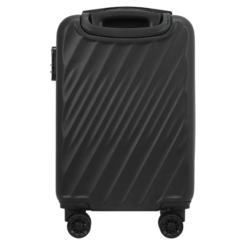 Imaginea numarul 5 reprezentatand Troler cu 8 roti Carrefour Iguazu, ABS, 54x34x20 cm, Negru