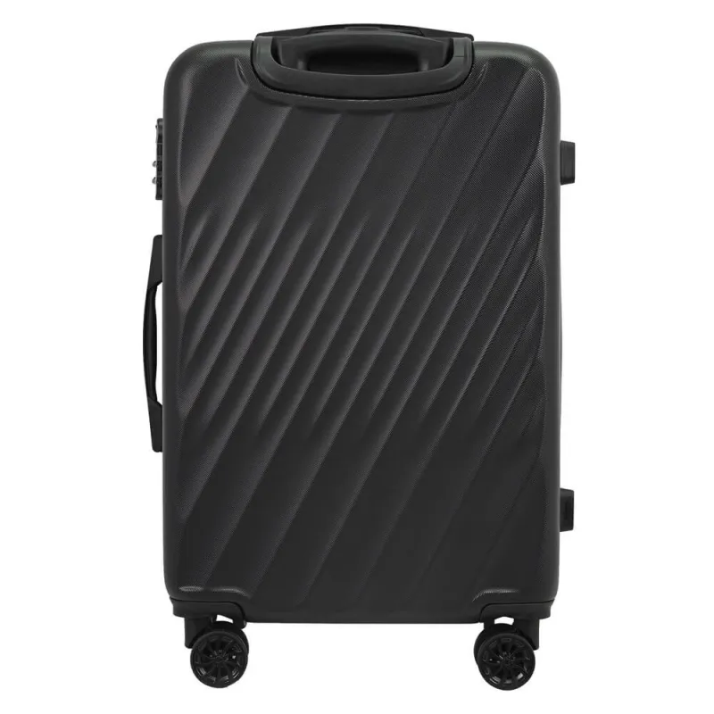 Imaginea numarul 4 reprezentatand Troler cu 8 roti Carrefour Iguazu, ABS, 64x42x26 cm, Negru