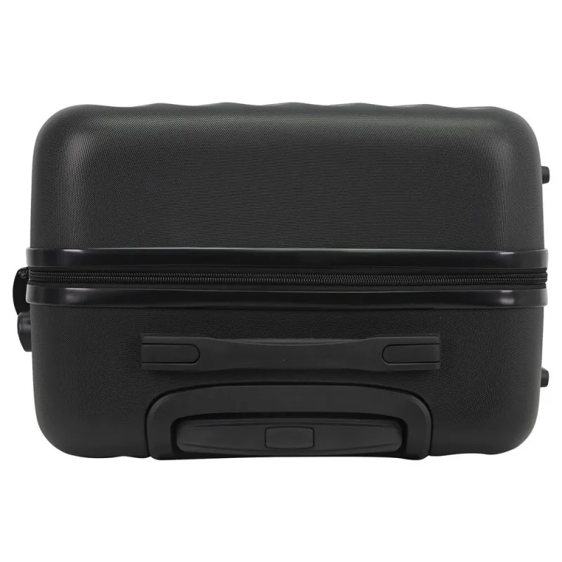 Imaginea numarul 6 reprezentatand Troler cu 8 roti Carrefour Iguazu, ABS, 64x42x26 cm, Negru