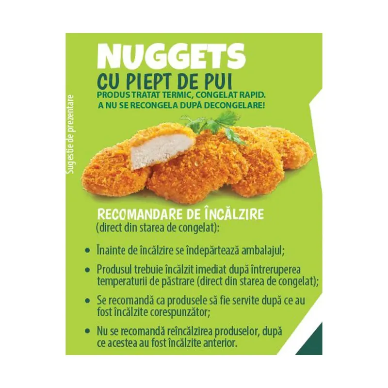 Imaginea numarul 2 reprezentatand Nuggets din piept de pui Bravito, 210 g