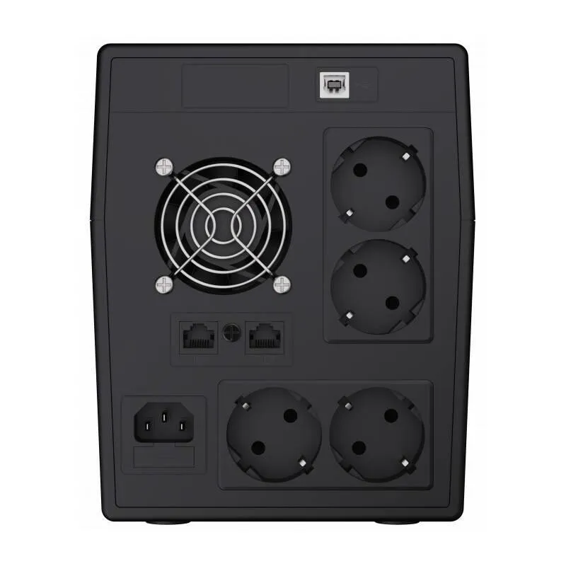 Imaginea numarul 3 reprezentatand UPS Green Cell Line Interactiv L2000VA/1200W, Afisaj LCD, 4x Schuko
