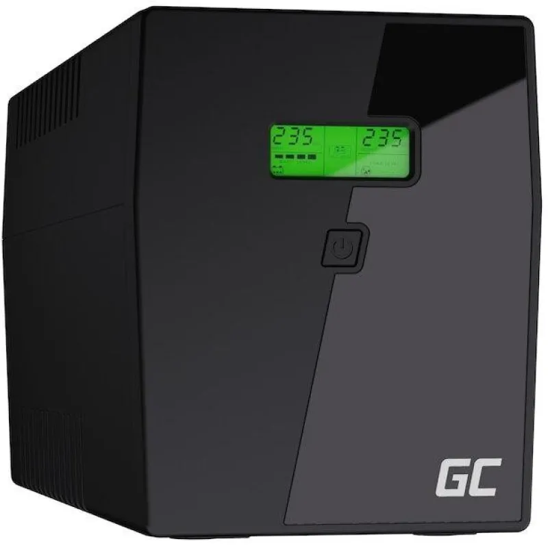 Imaginea numarul 4 reprezentatand UPS Green Cell Line Interactiv L2000VA/1200W, Afisaj LCD, 4x Schuko