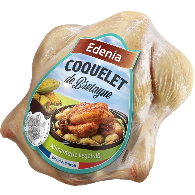 Imagine pentru Pui Coquelet congelat Edenia, 550 g, crescut în Franța