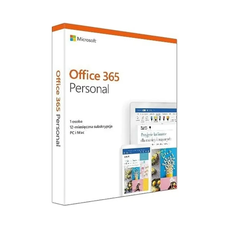 Imagine pentru Microsoft Office 365 Personal, 1 utilizator, până la 5 dispozitive, 1 TB OneDrive, abonament 1 an