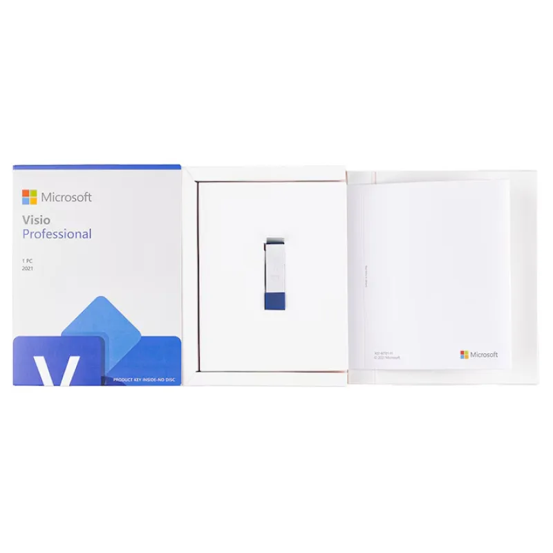 Imaginea numarul 5 reprezentatand Microsoft Visio Professional 2021, licență retail FPP, 1 PC, Windows 64 bit, engleză
