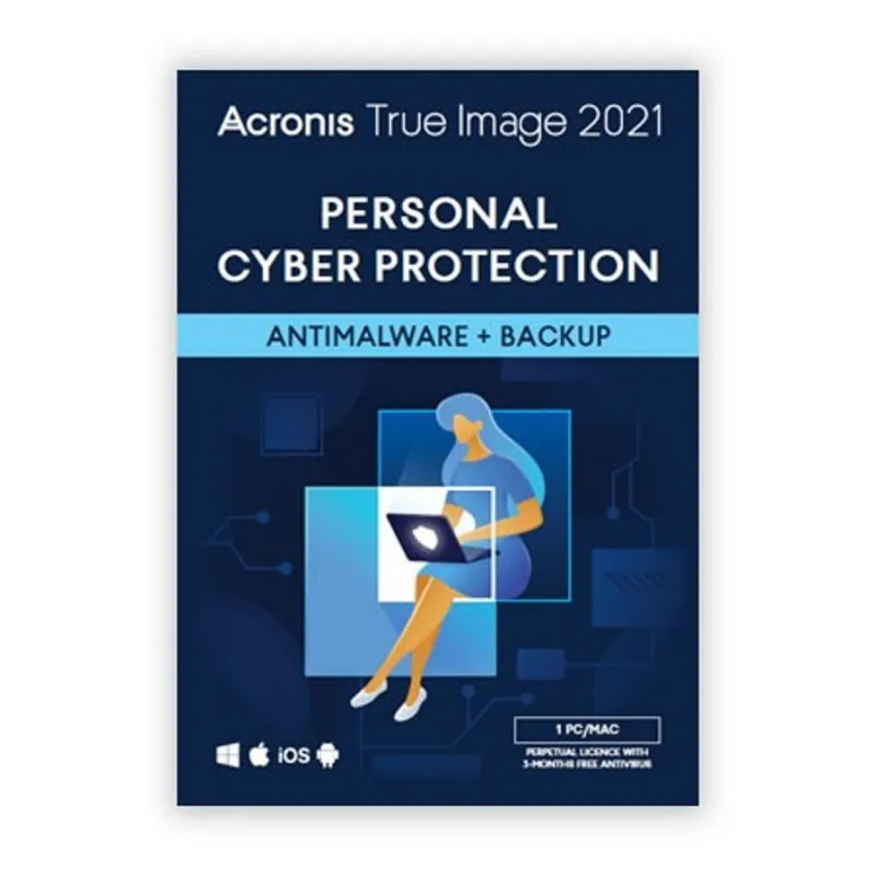Imagine pentru Acronis True Image 2024, 1 dispozitiv PC/Mac, licență electronică perpetuă