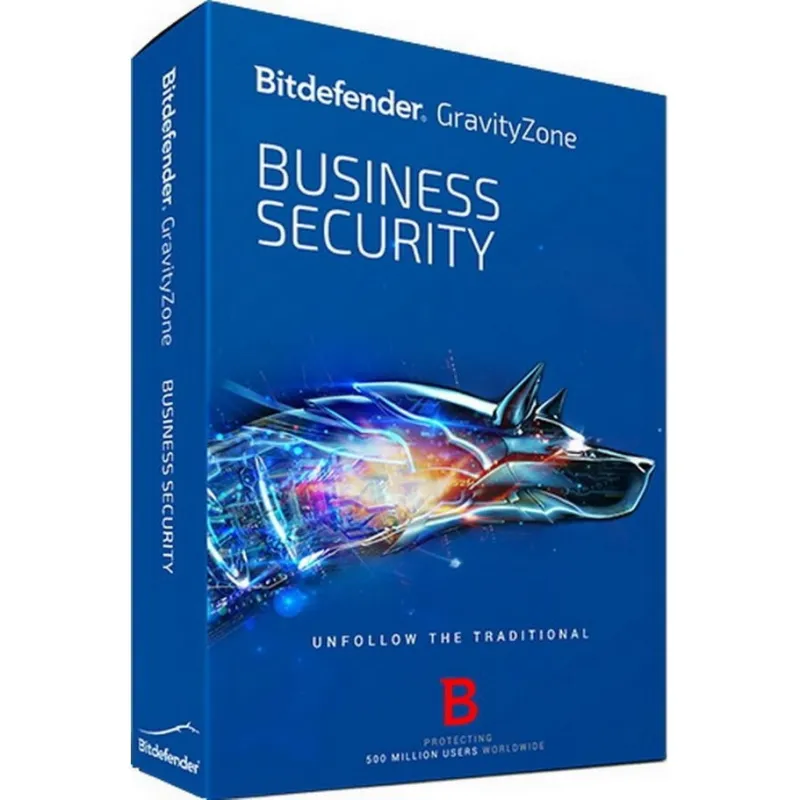 Imagine pentru Bitdefender GravityZone Business Security, 5 dispozitive, 1 an, licență electronică