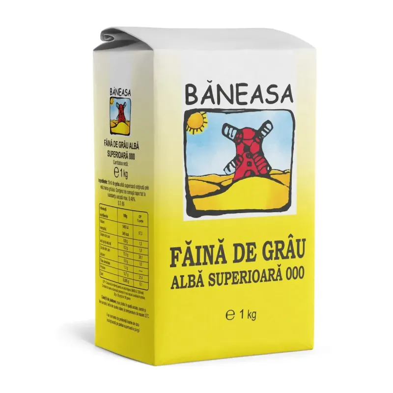 Imagine pentru Faina alba de grau 000 Baneasa 1kg