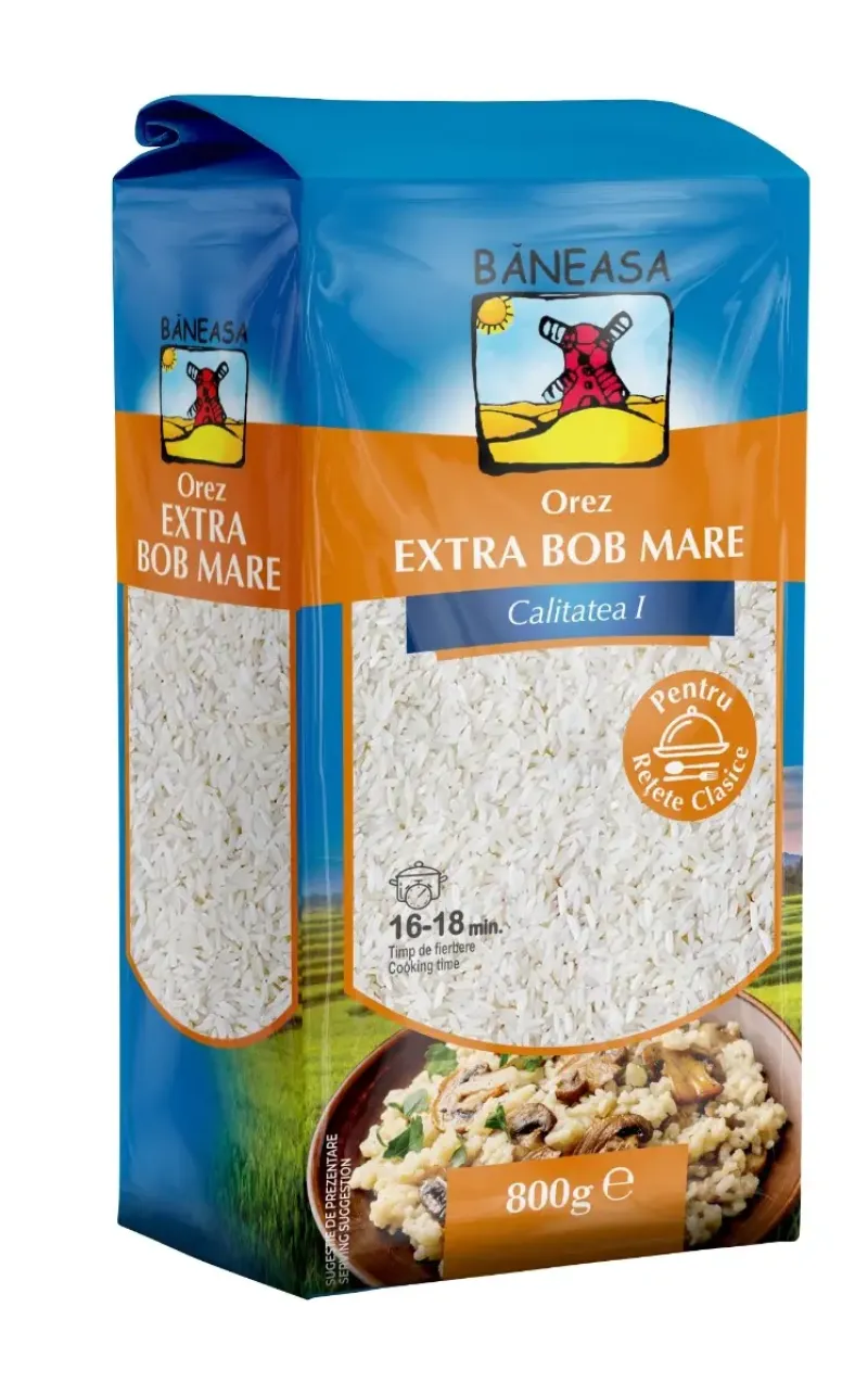 Imagine pentru Orez extra bob mare Baneasa 800g
