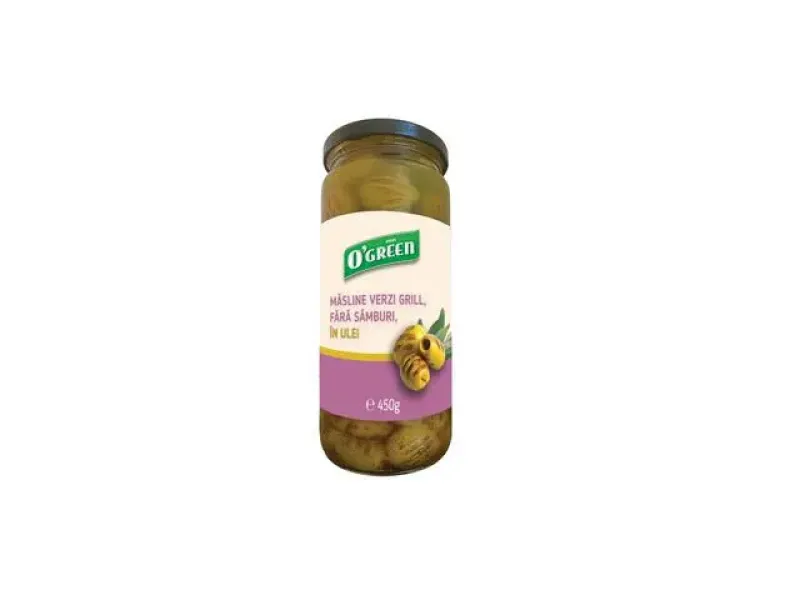 Imagine pentru Masline verzi grill in ulei O'Green 450g