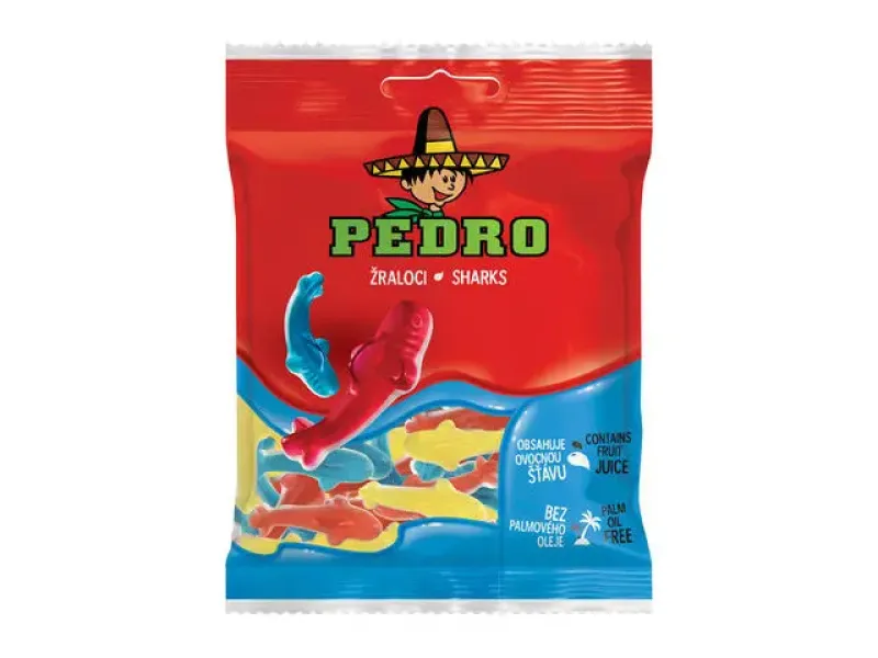 Imagine pentru Bomboane gumate rechini Pedro, 80g