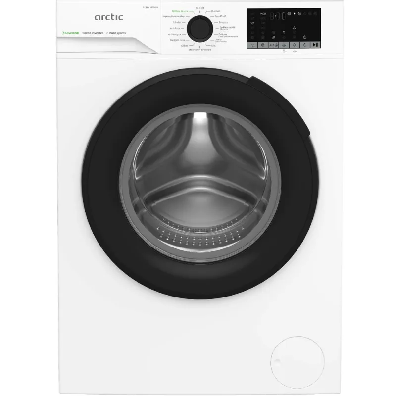 Imagine pentru Masina de spalat rufe Arctic APLM2WFSU29412WPB, 9 kg, 1400 RPM, Clasa A, Alb