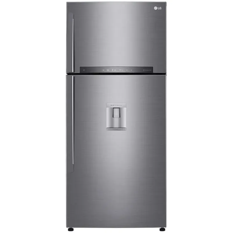Imagine pentru Frigider cu 2 usi LG GTF744PZPED, 509 litri, Clasa E, Argintiu