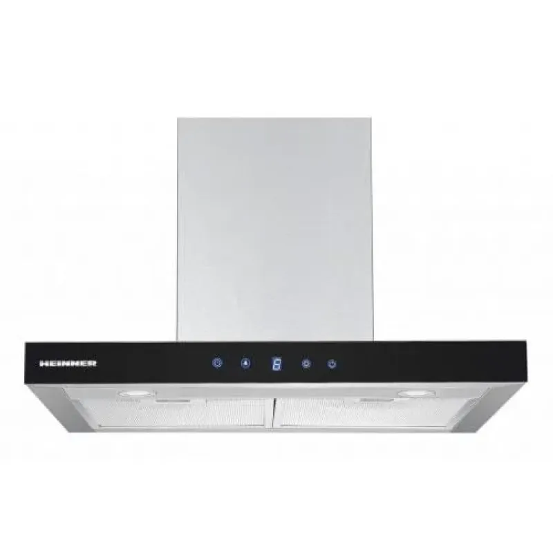 Imagine pentru Hota decorativa Heinner DCH-650TIX, Putere absorbtie 623.9 m3/h, 1 motor, 60 cm, Control touch, Time