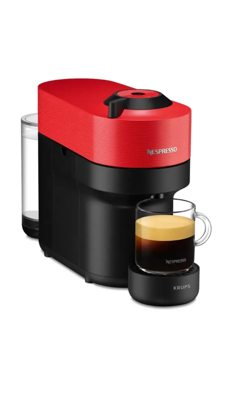 Imagine pentru Espressor Nespresso by Krups Vertuo Pop XN920510, 1500W, Extractie prin centrifuzie, 4 retete de caf