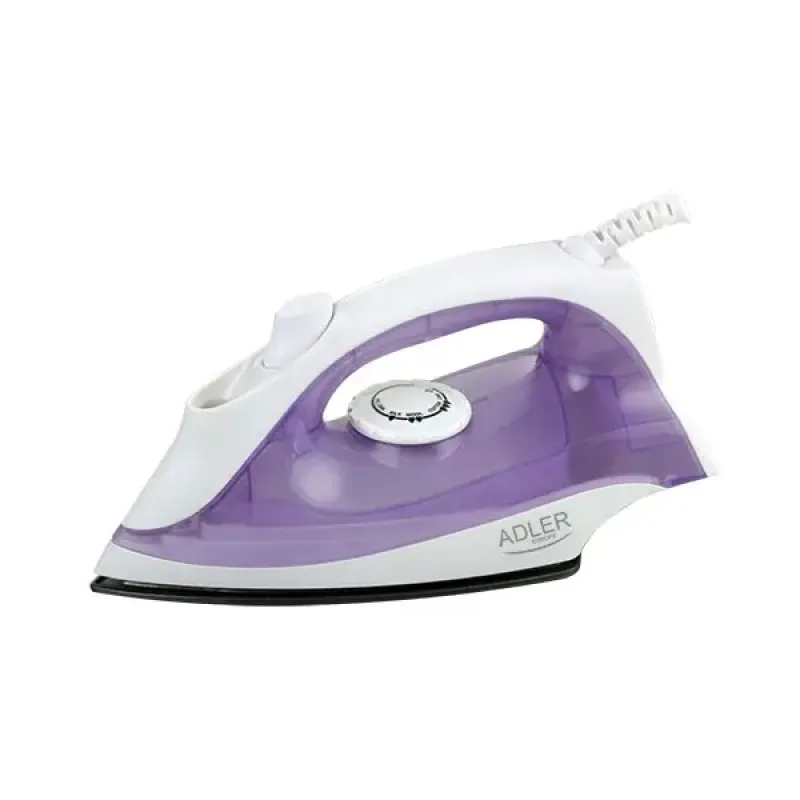 Imagine pentru Fier de calcat Adler AD 5019, 100 ml, 1600 W, Mov / Alb
