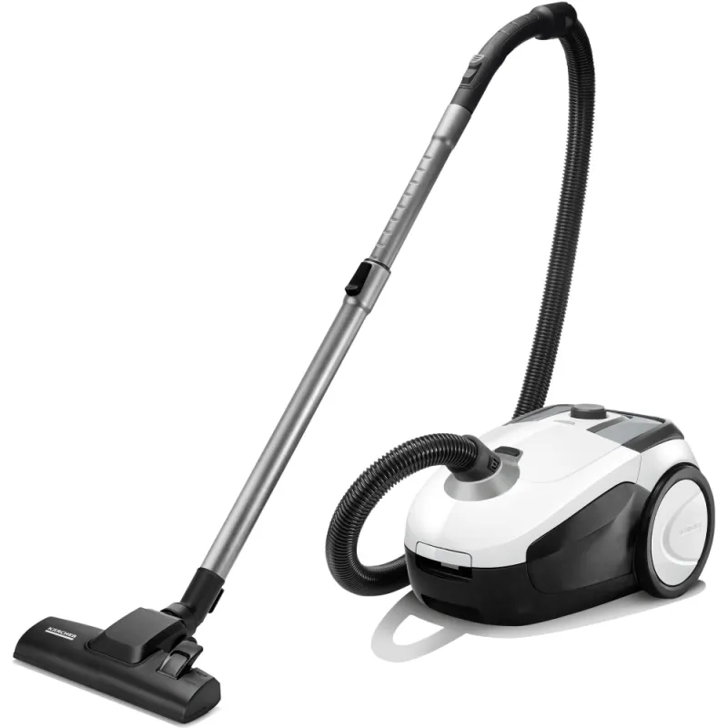 Imagine pentru Aspirator cu sac Karcher VC 2, 700 W, 2.8 litri, Alb / Negru