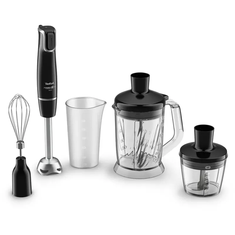 Imagine pentru Mixer vertical Tefal HB94L830, 1 litru, 1000 W, Negru / Argintiu
