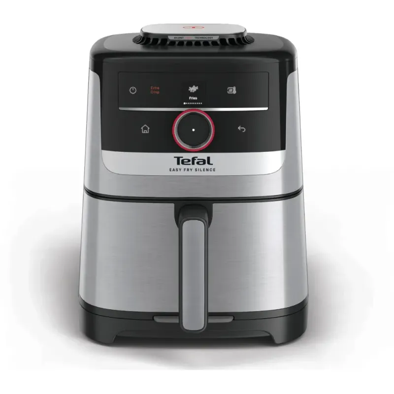 Imagine pentru Friteuza cu aer cald Tefal EY572DE1, 5 litri, 11 programe, 1670 W, Negru / Inox