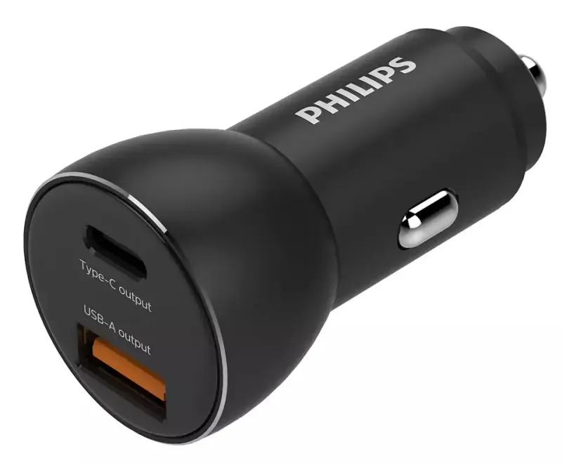 Imagine pentru Incarcator auto Philips DLP2521, 36W, Negru