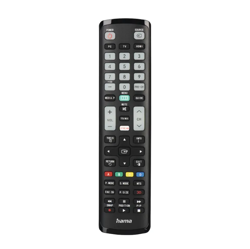 Imagine pentru Telecomanda universala Hama pentru televizoare Samsung, IR, butoane iluminatoare