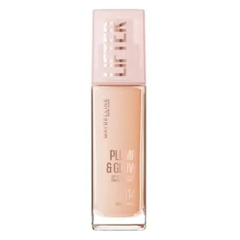 Imagine pentru Fond de ten iluminator Nuanta 114 Lifter Plump & Glow, 30 ml, Maybelline