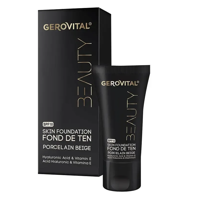 Imagine pentru Fond de ten nuanta Gerovital Beauty Porcelain Beige, 30 ml