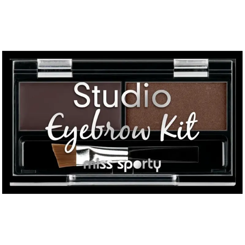 Imagine pentru Paleta de farduri pentru sprancene Miss Sporty Studio Eyebrow Brown, 2.4 g
