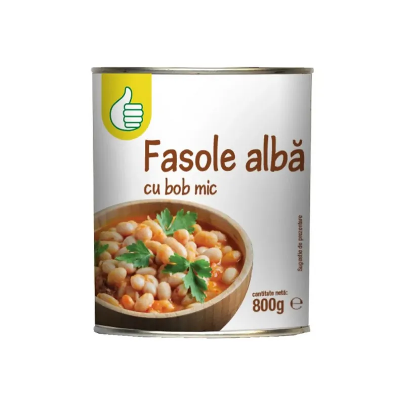 Imagine pentru Fasole albă cu bob mic conservă, 800 g, Pouce