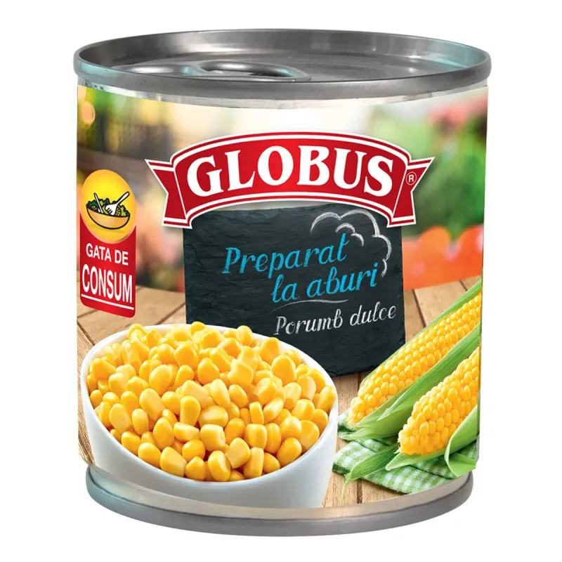 Imagine pentru Porumb dulce gata de consum conservă, 150 g, Globus