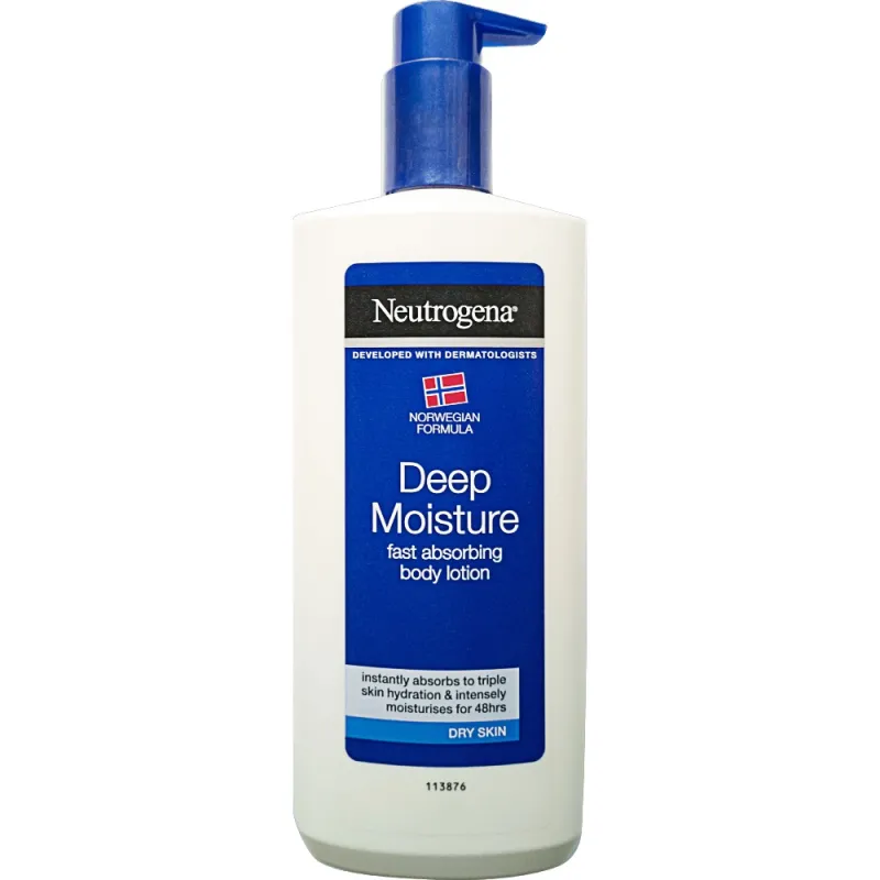 Imagine pentru Lotiunea de corp intens hidratanta cu absorbtie rapida Neutrogena Formula Norvegiana, 400 ml