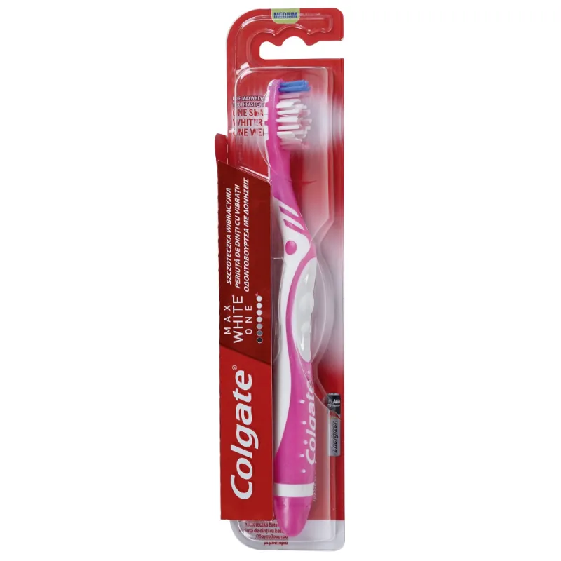Imagine pentru Periuta de dinti Colgate 360 Max White One, Mov