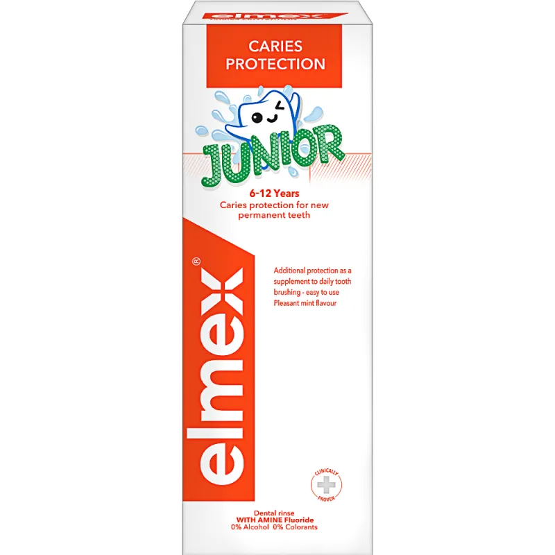 Imagine pentru Apa de gura pentru copii 6-12 ani elmex Junior 400ml