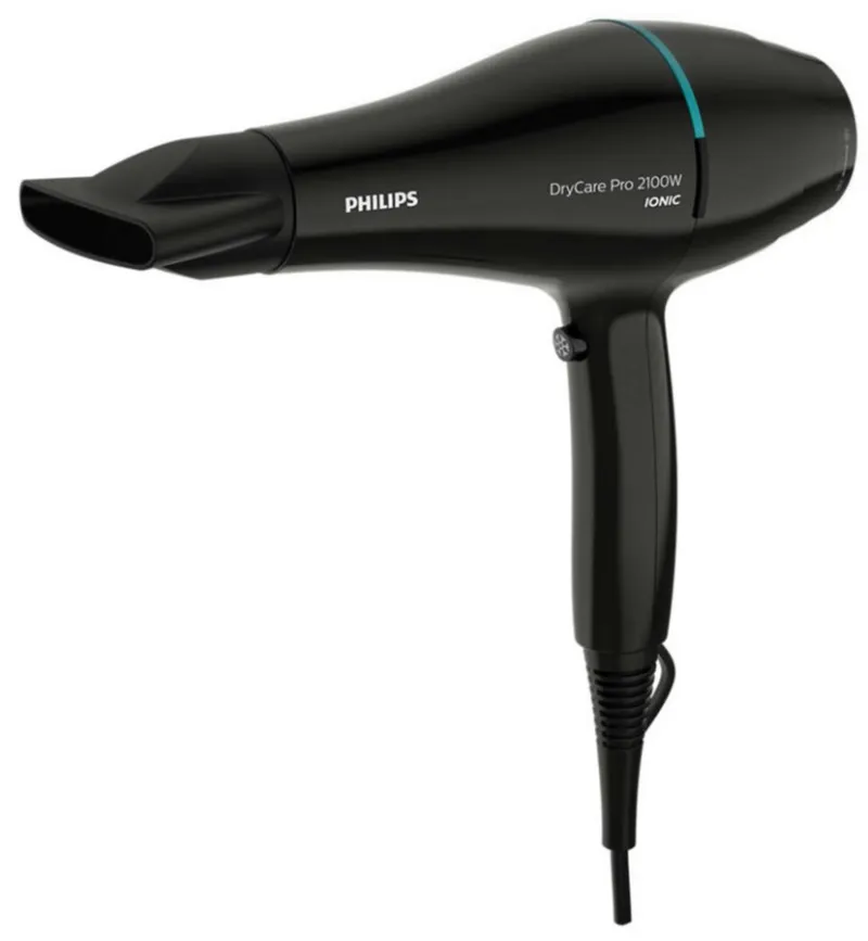 Imagine pentru Uscator de par Philips DryCare BHD272/00, 2100 W, Concentrator, 6 Setari Viteza/Caldura, Negru