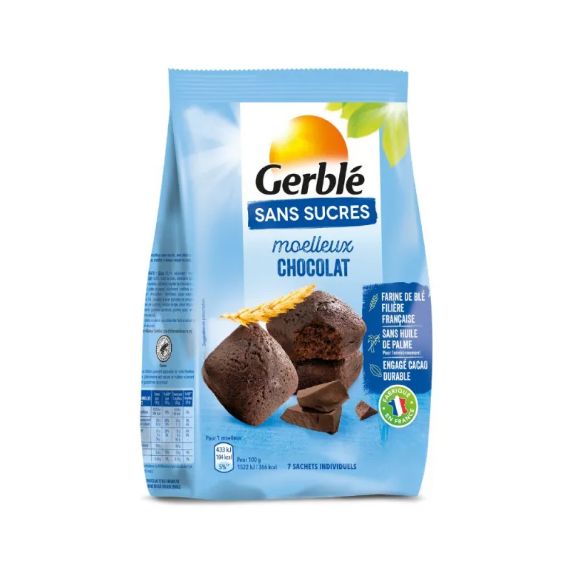 Imagine pentru Madeleine cacao, 196 g, Gerblé