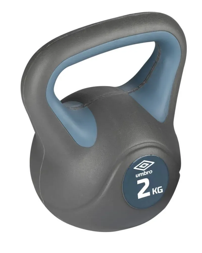 Imagine pentru Gantera Kettlebell Umbro, 2 kg, Gri/Albastru