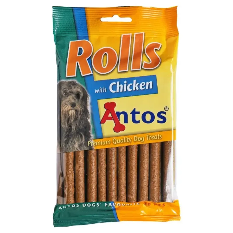 Imagine pentru Recompense pentru caini Antos Rolls Pui 20 pcs