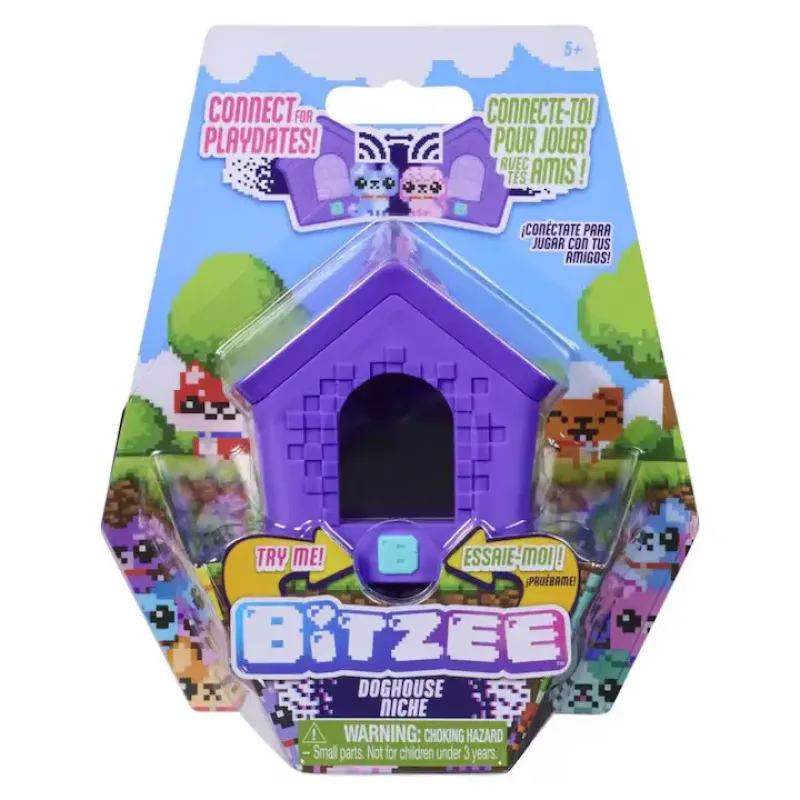 Imagine pentru Jucarie interactiva Bitzee Casuta pentru caini, 17x14x4 cm, Multicolor