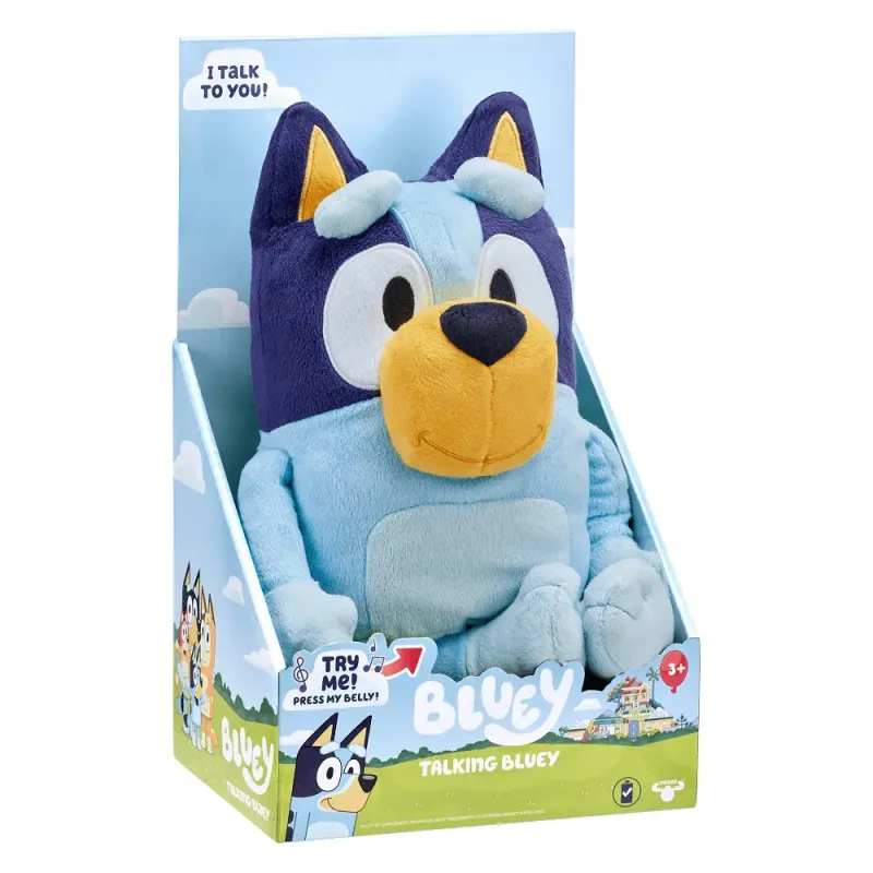Imagine pentru Jucarie de plus vorbitoare Bluey, Multicolor