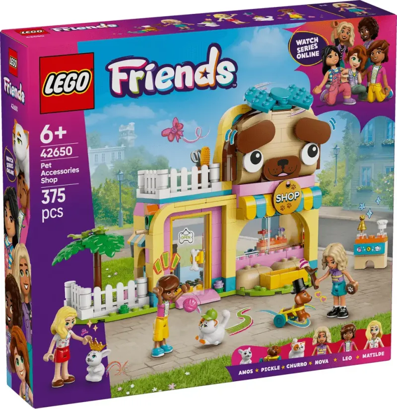 Imagine pentru LEGO Friends Magazin de accesorii pentru animale de companie 42650
