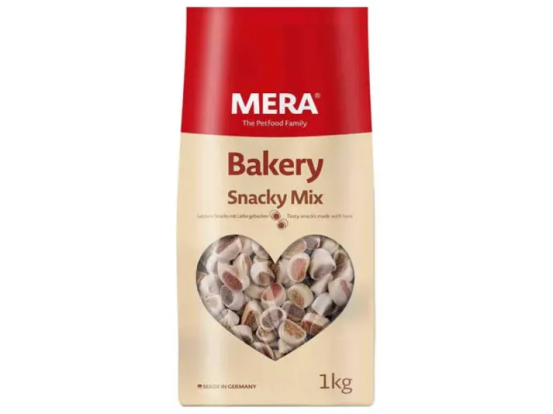 Imagine pentru Recompensa pentru caini Mera Bakery Snacky Mix biscuiti rulouri 1kg